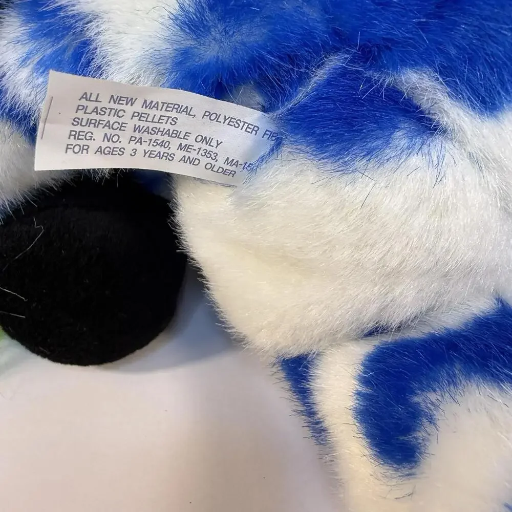 20" Vintage 1998 Zany Brainy Zipes Zebra Plush Toy W/ Baby Zebra - Picture 8 of 9